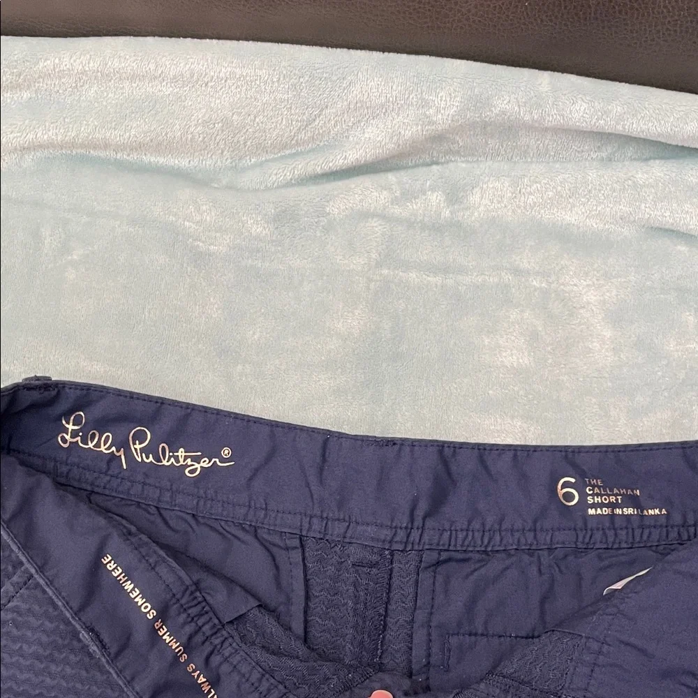 Lilly Pulitzer Dark Blue Women's Shorts - Picture 2 of 5